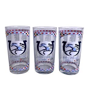 Set of 3 Kentucky Derby 143 Churchill Downs 2017 Official Mint Julep Glasses